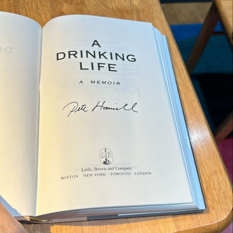 1st ed./1st * A Drinking Life