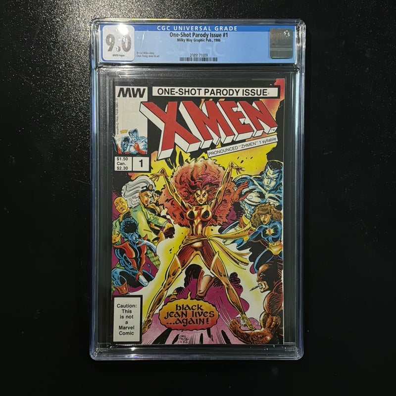 X-Men One-Shot Parody Issue # 1 Milky Way Graphic Pub 1986 CGC Graded