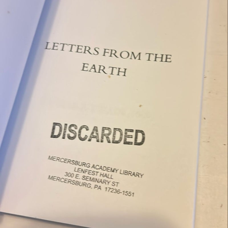 Letters from the Earth