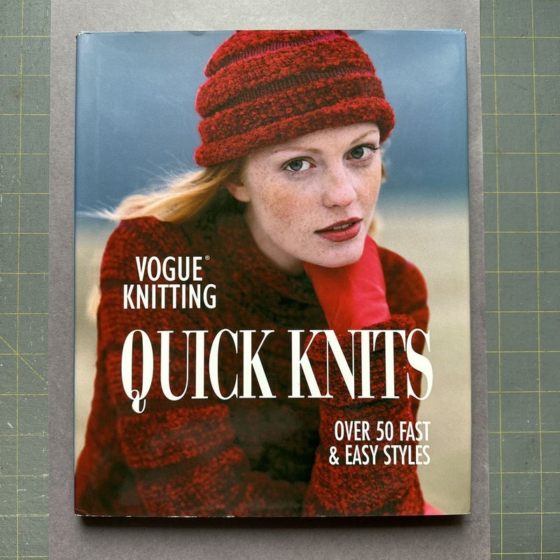 Vogue Knitting Quick Knits by Trisha Malcolm, Hardcover
