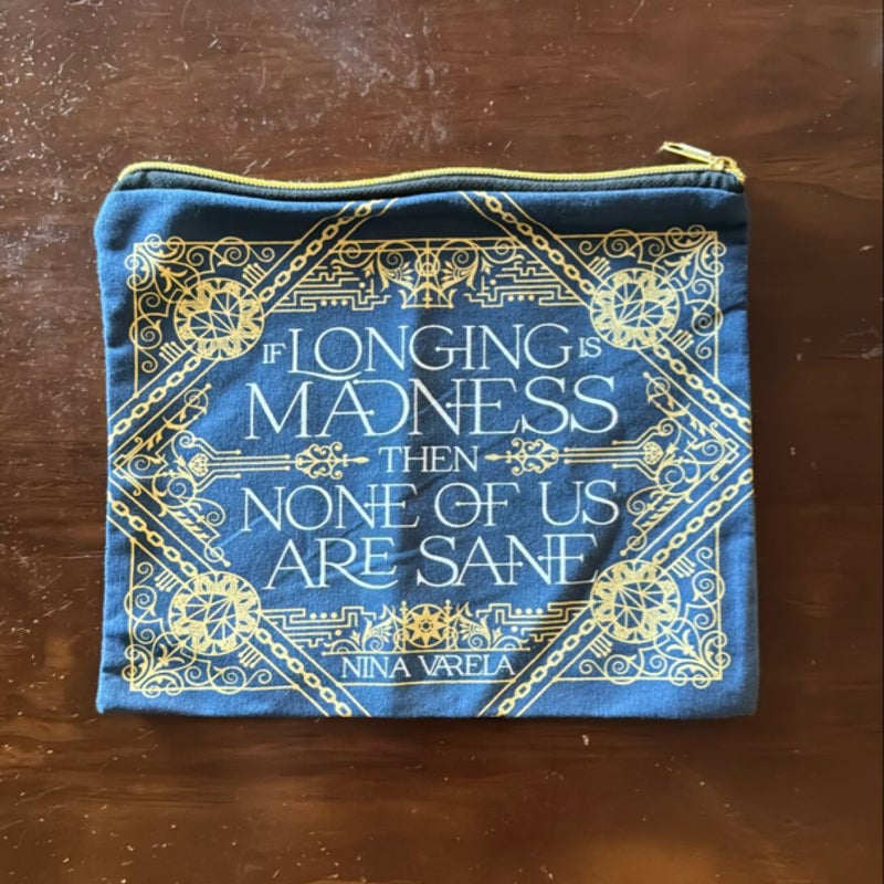 Crier's War zip up pouch (Illumicrate exclusive)