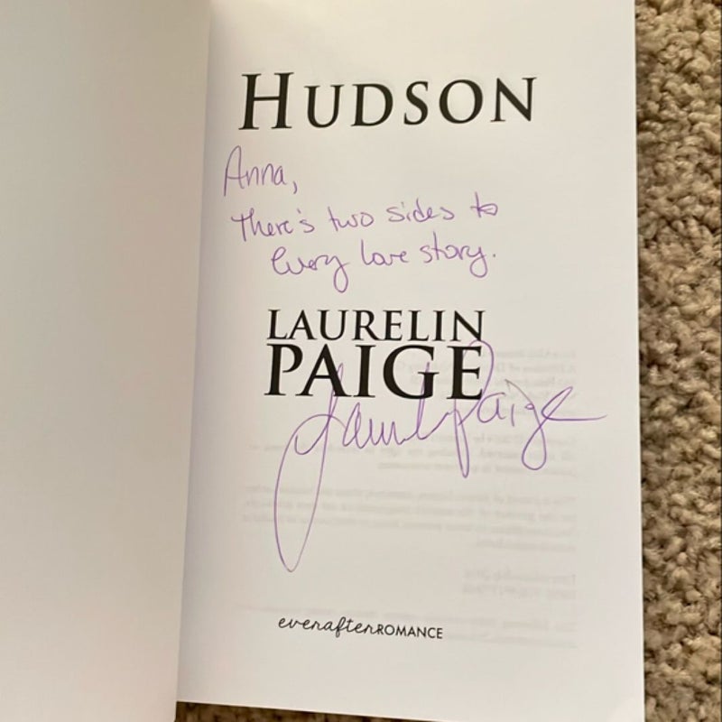 Hudson (signed by the author)