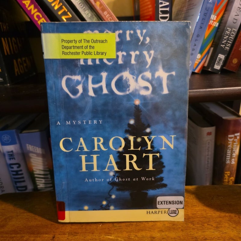 *Signed by Author* LARGE PRINT Merry, Merry Ghost-Bailey Ruth 2 of 10 (ex-library)