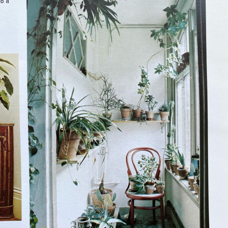 80s Vintage Book: The Houseplant Book by Cynthia Wickham 