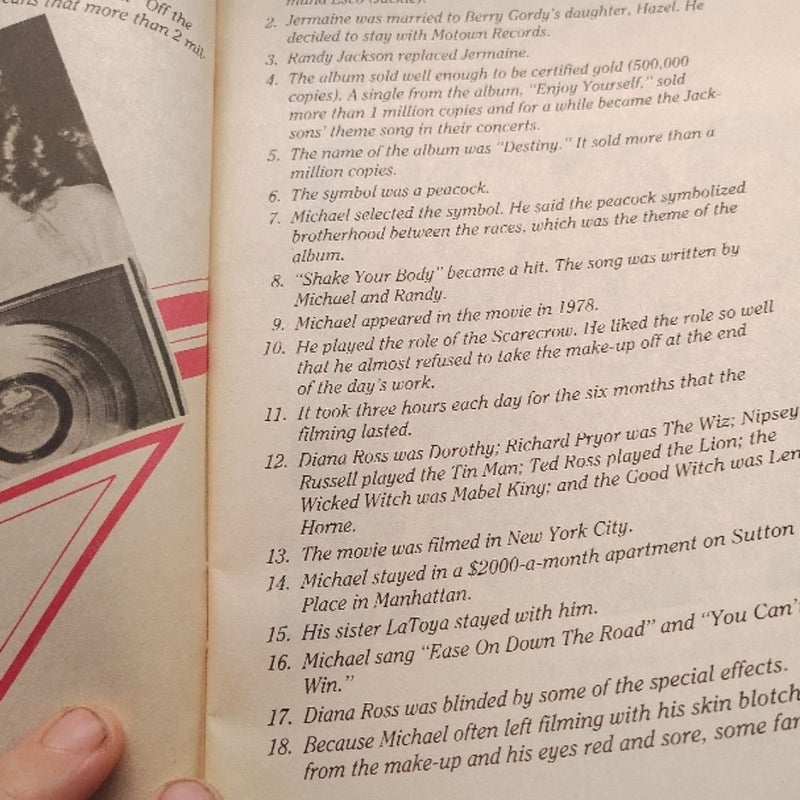 Michael Jackson Trivia Book by Lewis K. Parker – Pop Icon Facts & Collectible