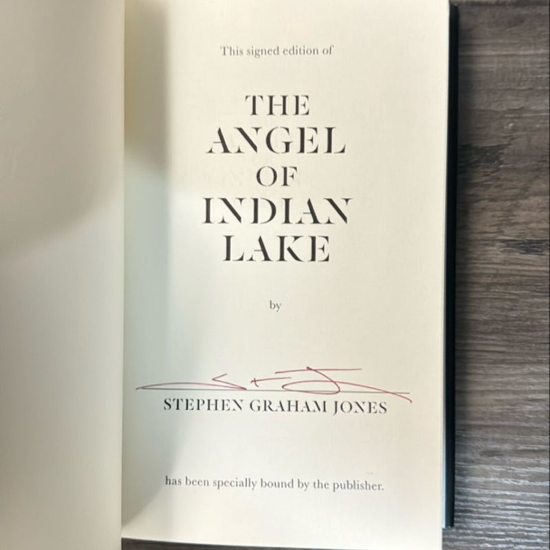 The Angel of Indian Lake - SIGNED