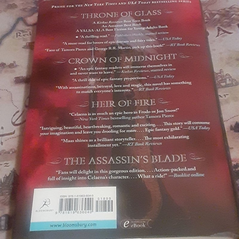 Throne of Glass book 4 Queen of Shadows Sarah J Maas 1st Edition Hardcover Original Art