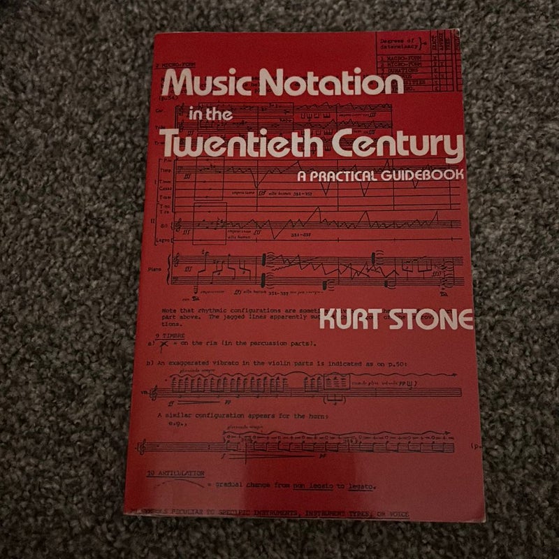 Music Notation in the Twentieth Century