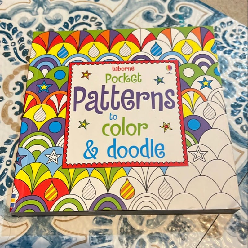 Usborne pocket patterns to doodle and color 