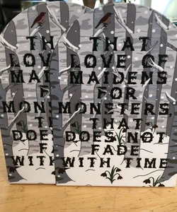 Owlcrate Madens and Monsters bookends