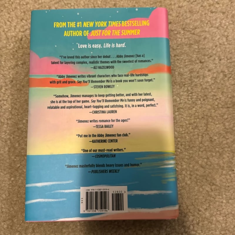 Say You'll Remember Me