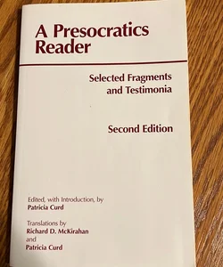 A Presocratics Reader