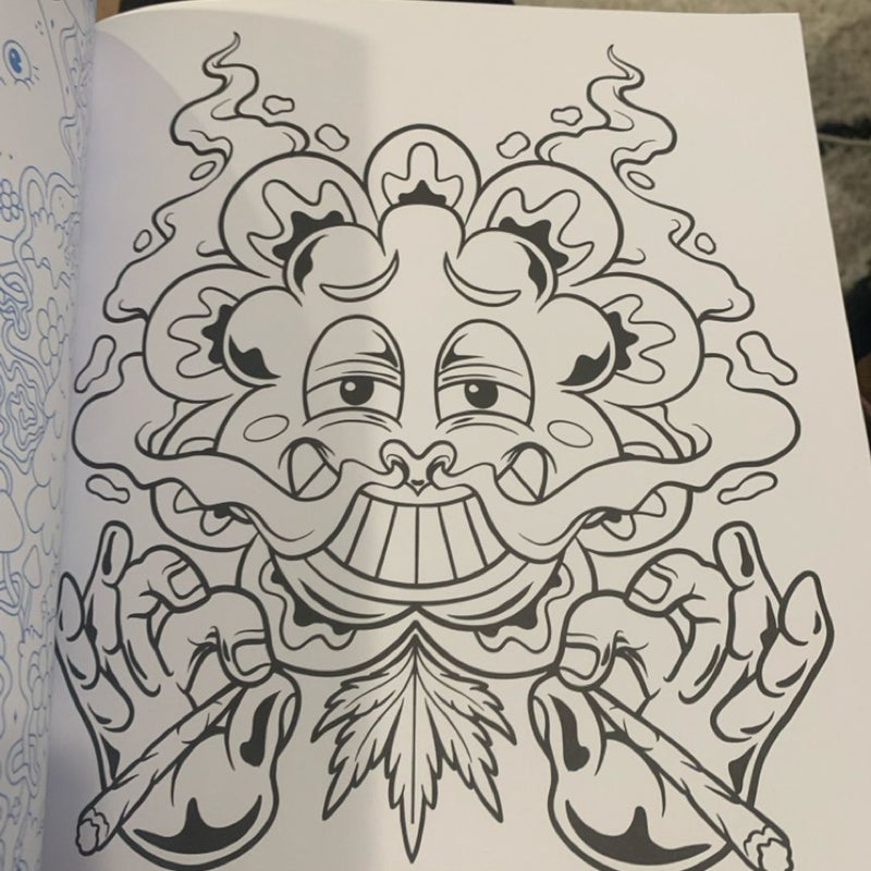 Weed Coloring Book