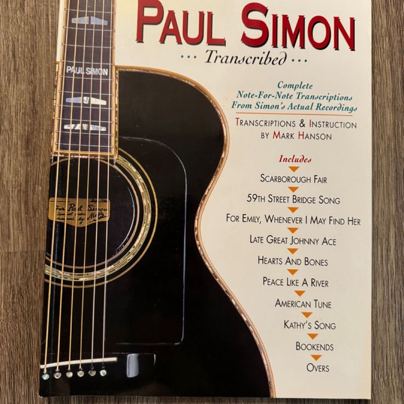 Paul Simon - Transcribed