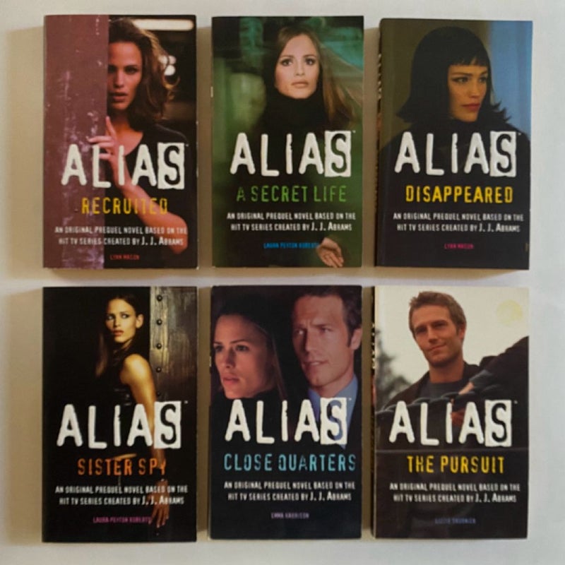 Alias Lot 17 Prequels + APO Series: Recruited; Father Figure; Free Fall; Infiltration; Shadowed; Skin Deep; Vanishing Act; A Secret Life; Disappeared; Close Quarters; Sister Spy; The Pursuit; Two of a Kind?; Fiana; Collateral Damage; Replaced; The Road Not Taken