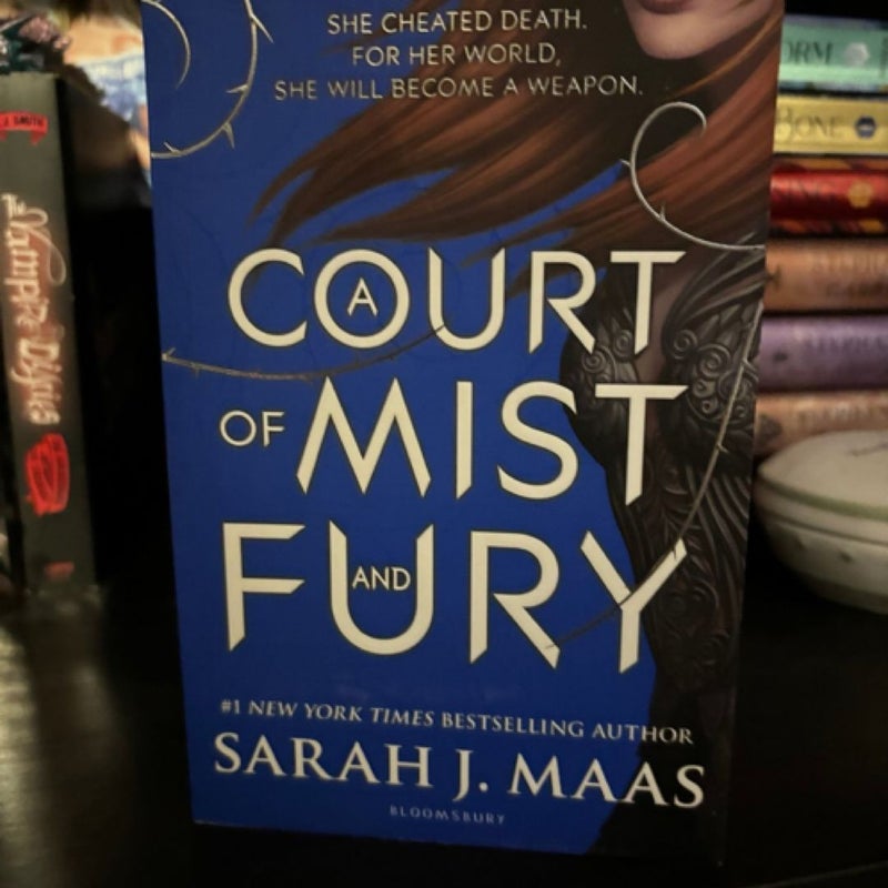 A Court of Mist and Fury by Sarah J. Maas OG cover paperback