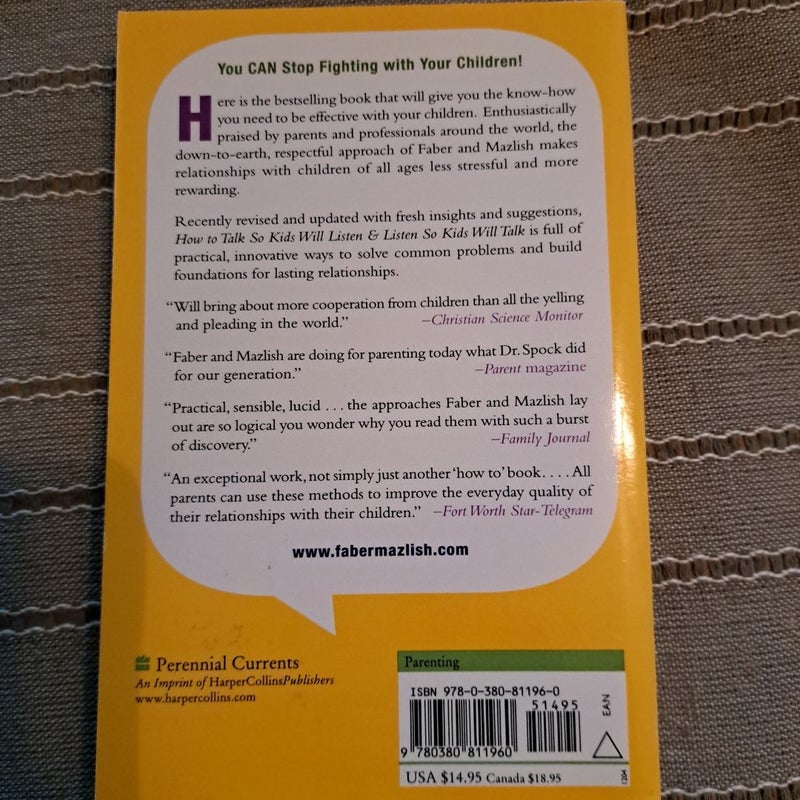How to Talk So Kids Will Listen and Listen So Kids Will Talk
