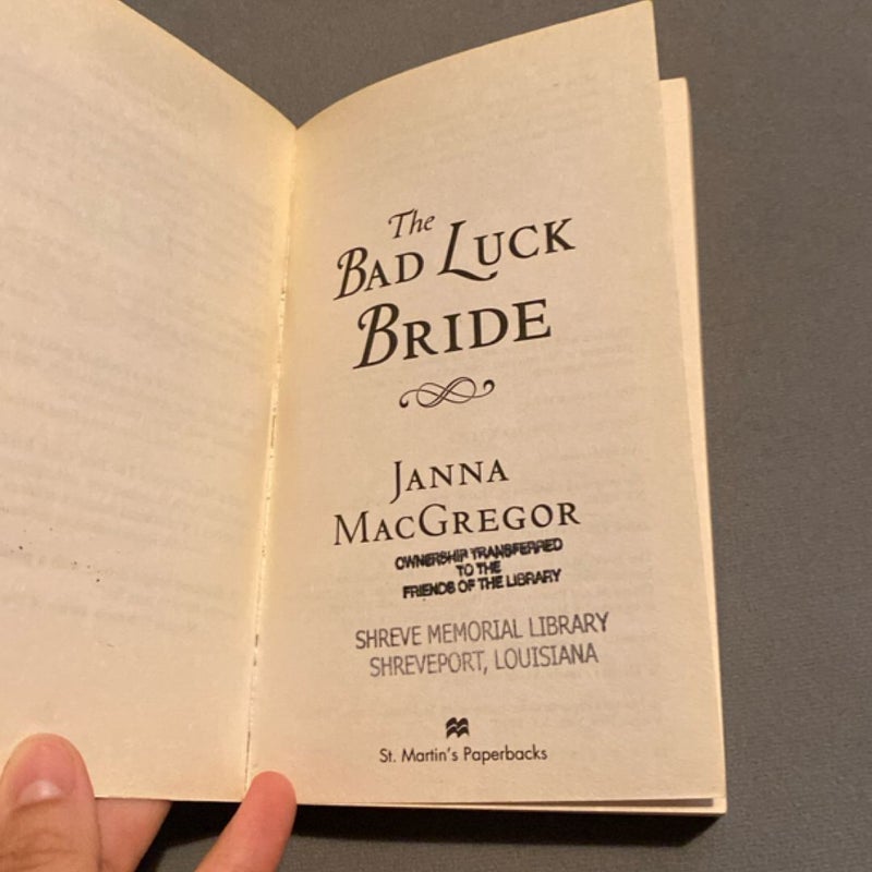 The Bad Luck Bride