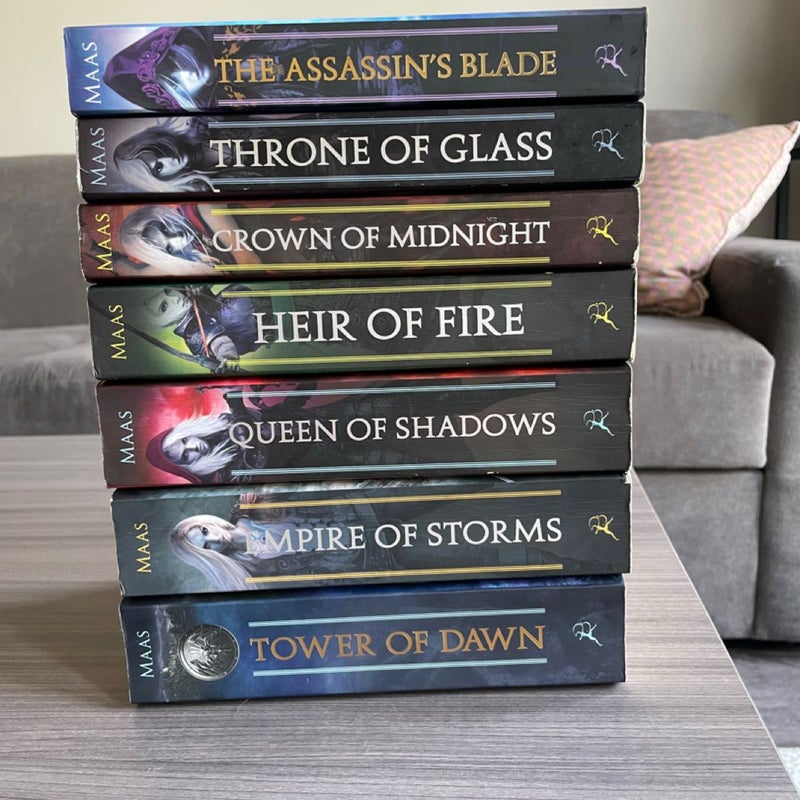 *OOP Paperback Throne of Glass Bundle