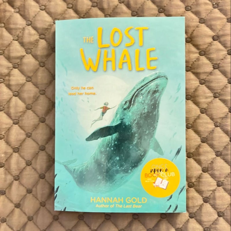 The Lost Whale Once Upon a Book Club Middle Grade box