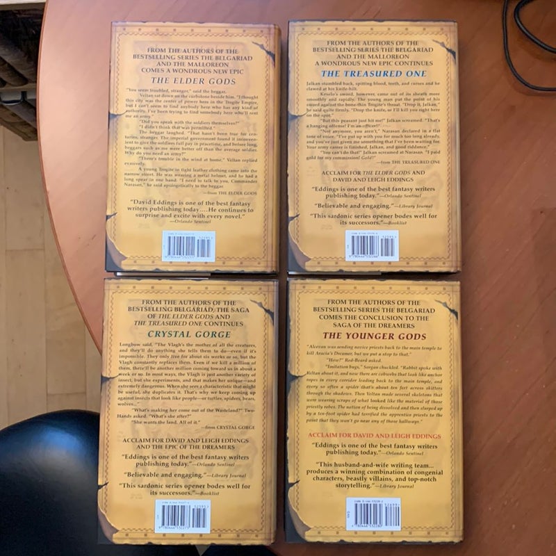 The Dreamers Series Books 1-4: The Elder Gods, The Treasured One, Crystal Gorge, The Younger Gods