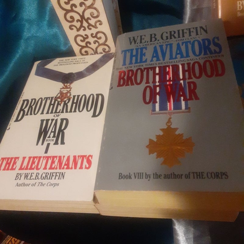 8 Brotherhood of War book set by W.E.B. Griffin 