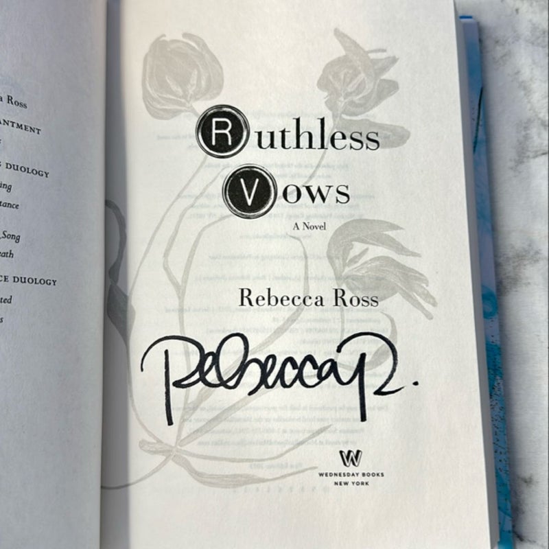 Ruthless Vows SIGNED