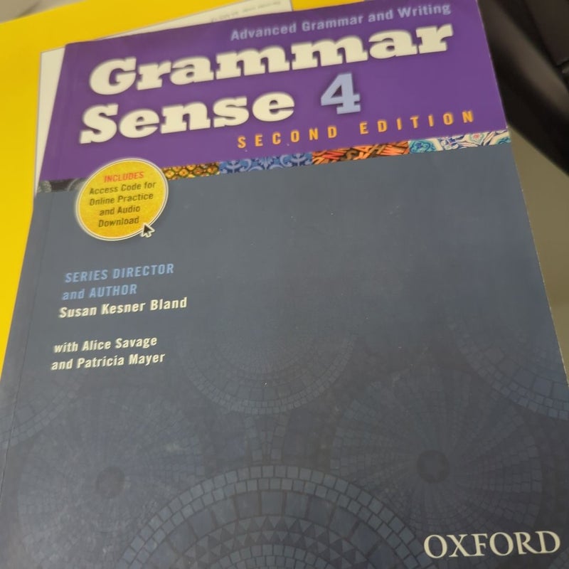 Grammar Sense 4 Student Book with Online Practice Access Code Card