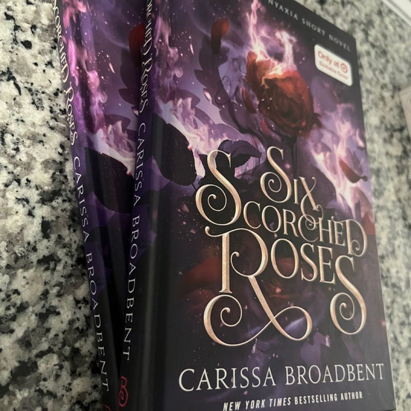 Six Scorched Roses Target Exclusive Cover