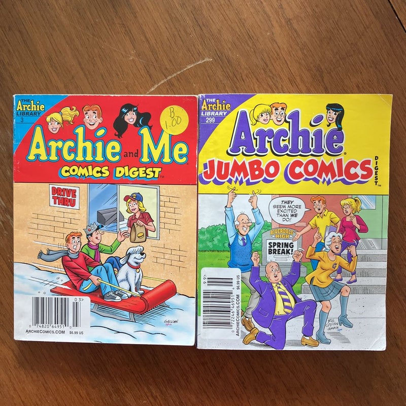 2 Archie comics books