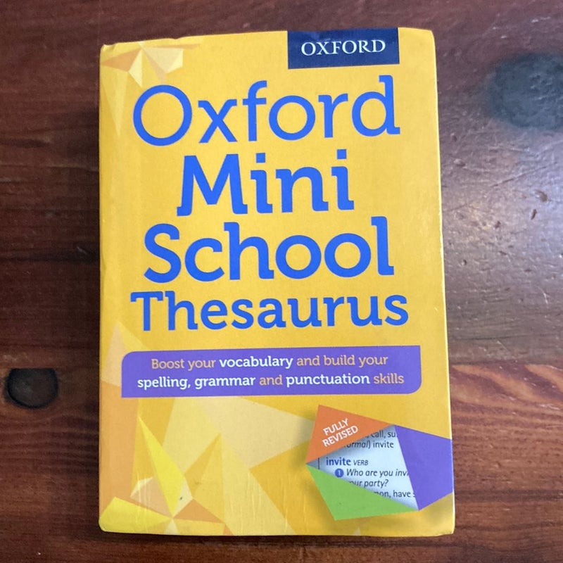 Oxford Mini School Thesaurus