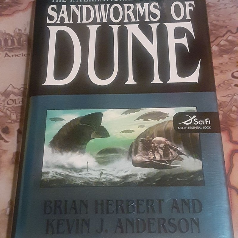 Sandworms of Dune by Kevin J. Anderson and Brian Herbert  Hardcover 1st Edition