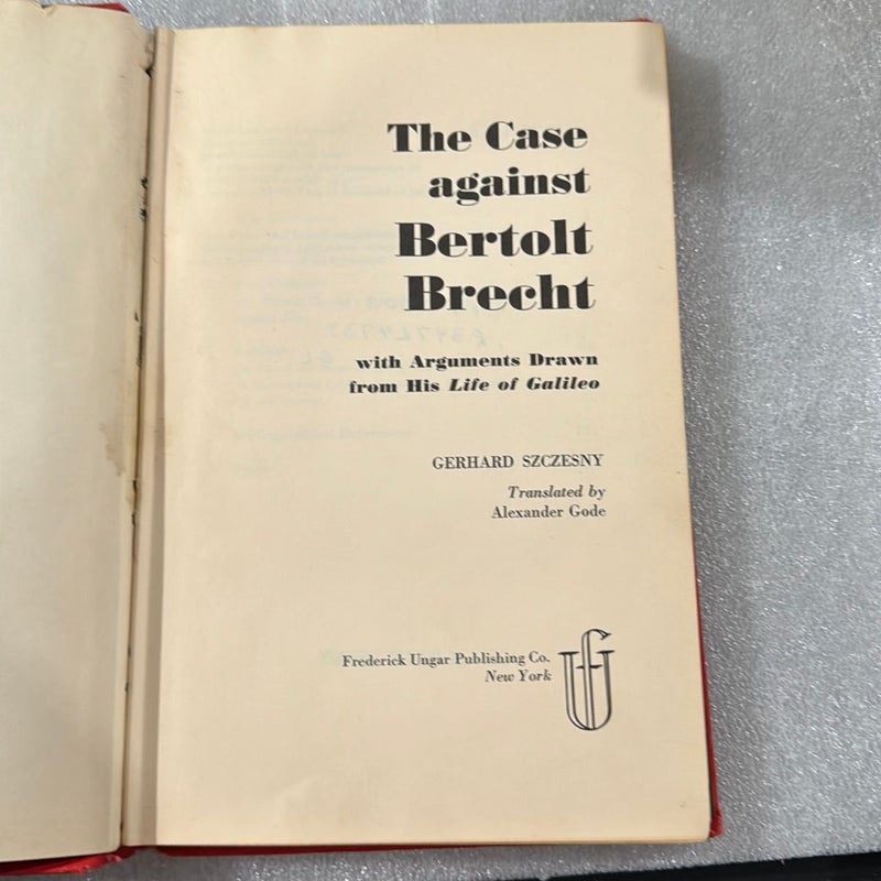 The Case Against Bertolt Brecht