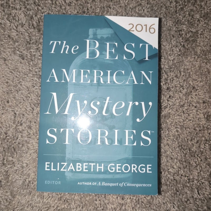 The Best American Mystery Stories 2016