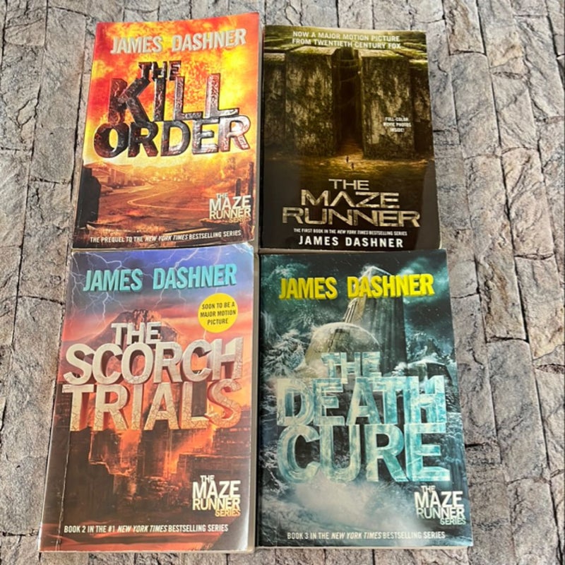 The Maze Runner Series set of 4