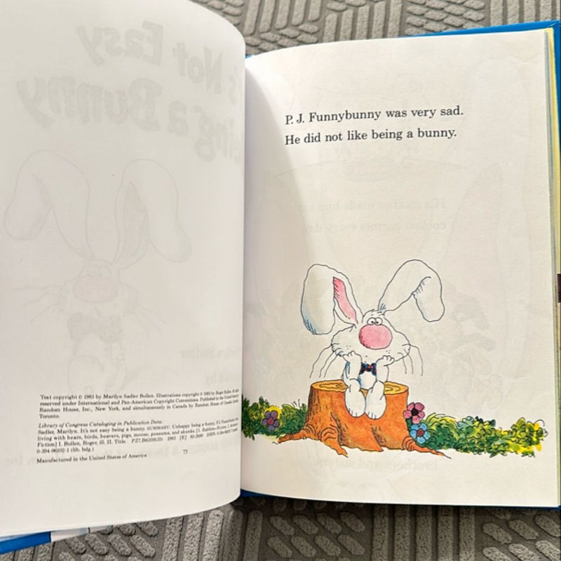 It's Not Easy Being a Bunny