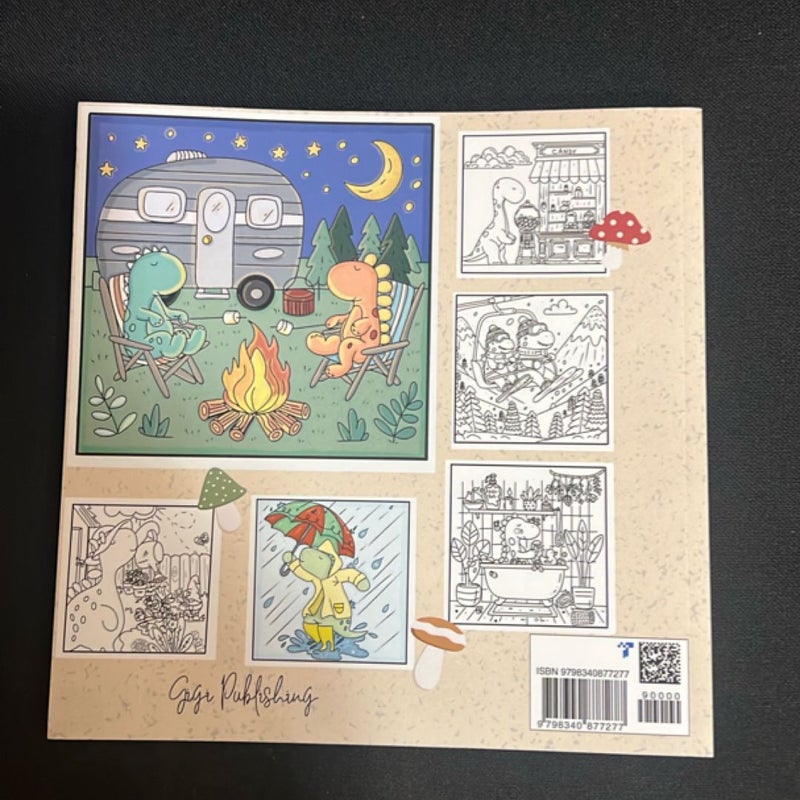 Dino Days Coloring Book