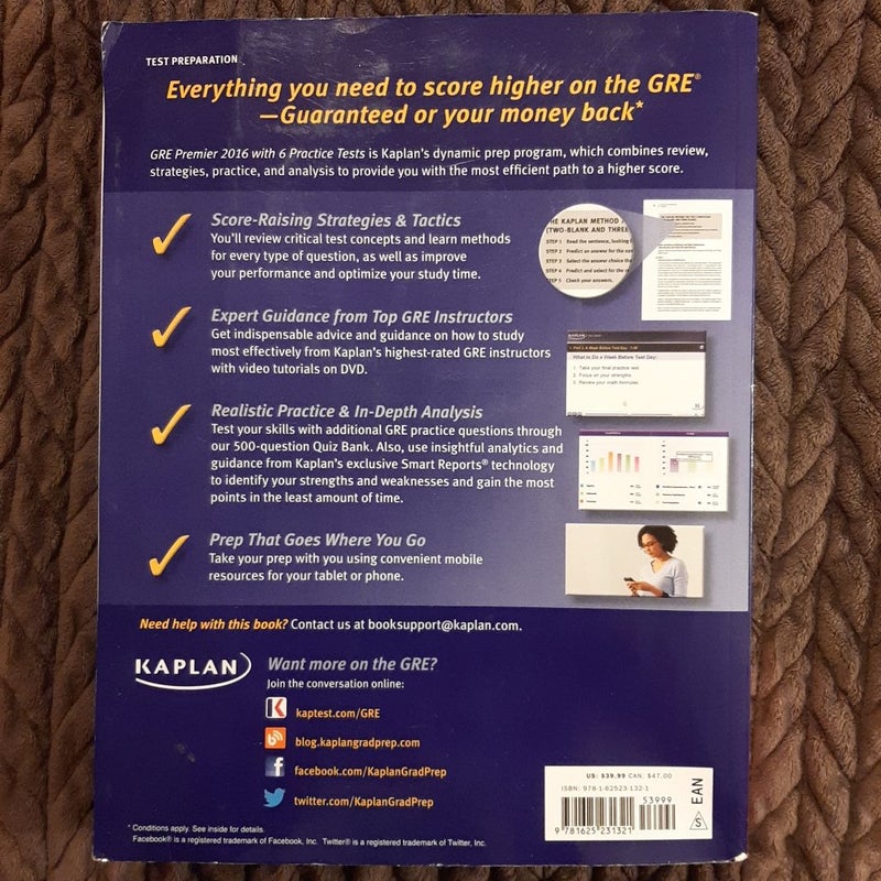 Kaplan GRE® with 6 Practice Tests