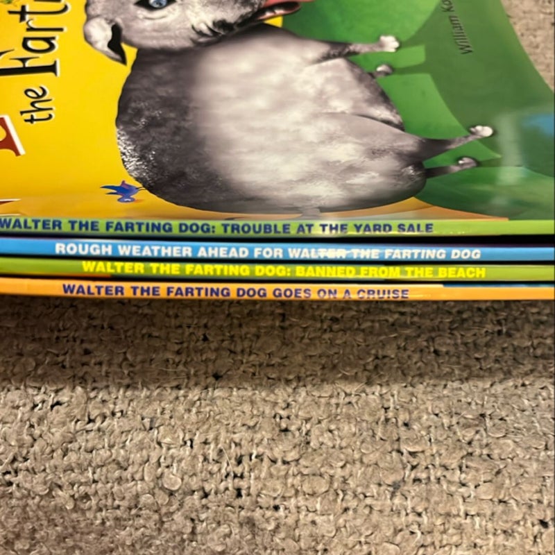 Walter the Farting Dog *4 book bundle