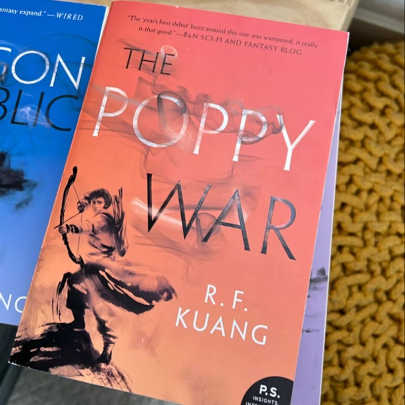 The Poppy War trilogy signed