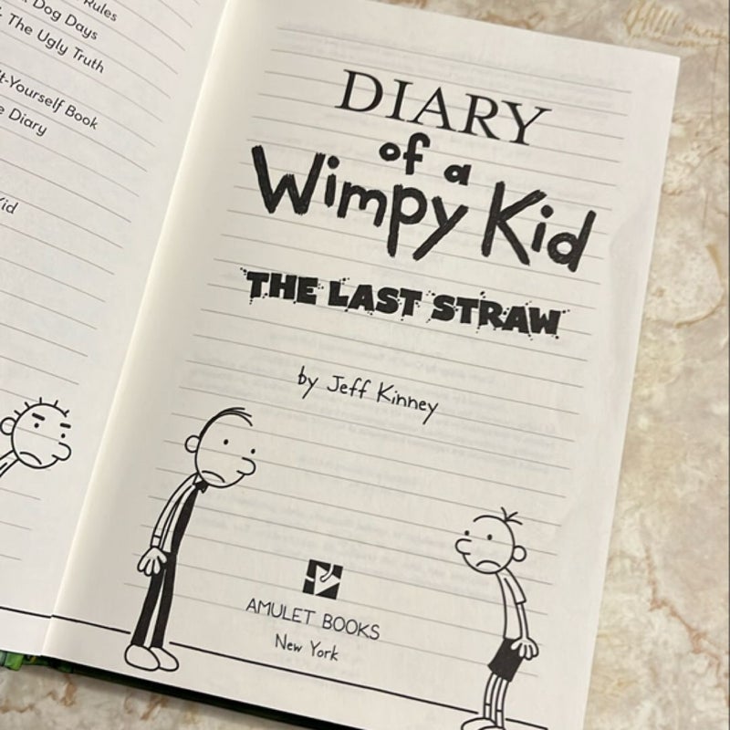 Diary of a Wimpy Kid # 3 - the Last Straw