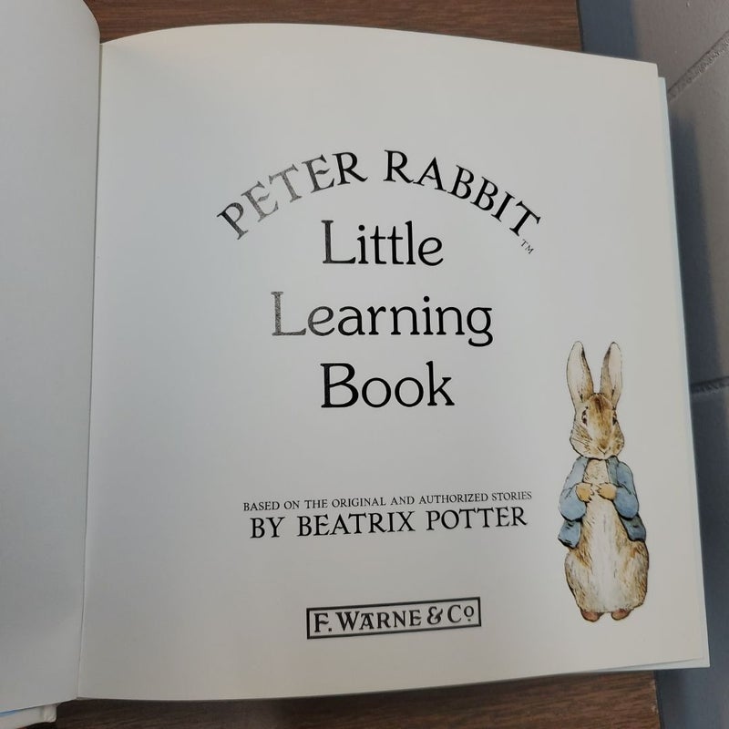 Peter Rabbit Little Learning Book