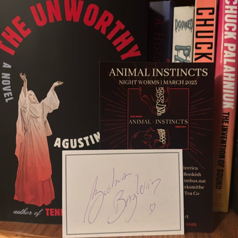 The Unworthy (w/ a signed book plate)