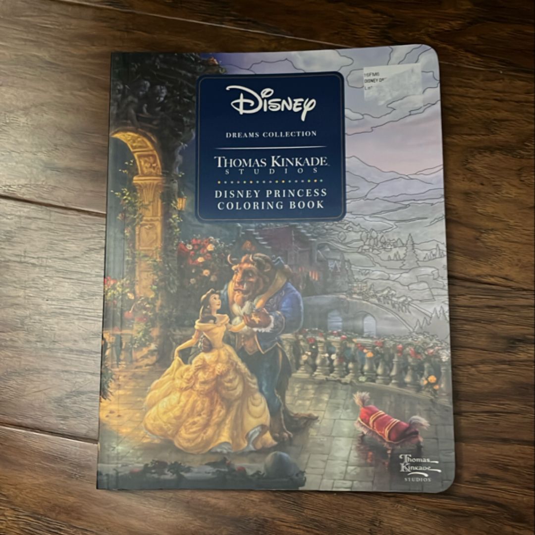 Disney Dreams Collection Thomas Kinkade Studios Disney Princess Coloring Book