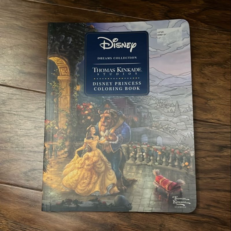 Disney Dreams Collection Thomas Kinkade Studios Disney Princess Coloring Book