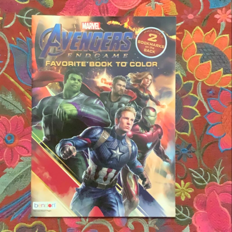 Marvel Avengers Endgame Favorite Book to Color