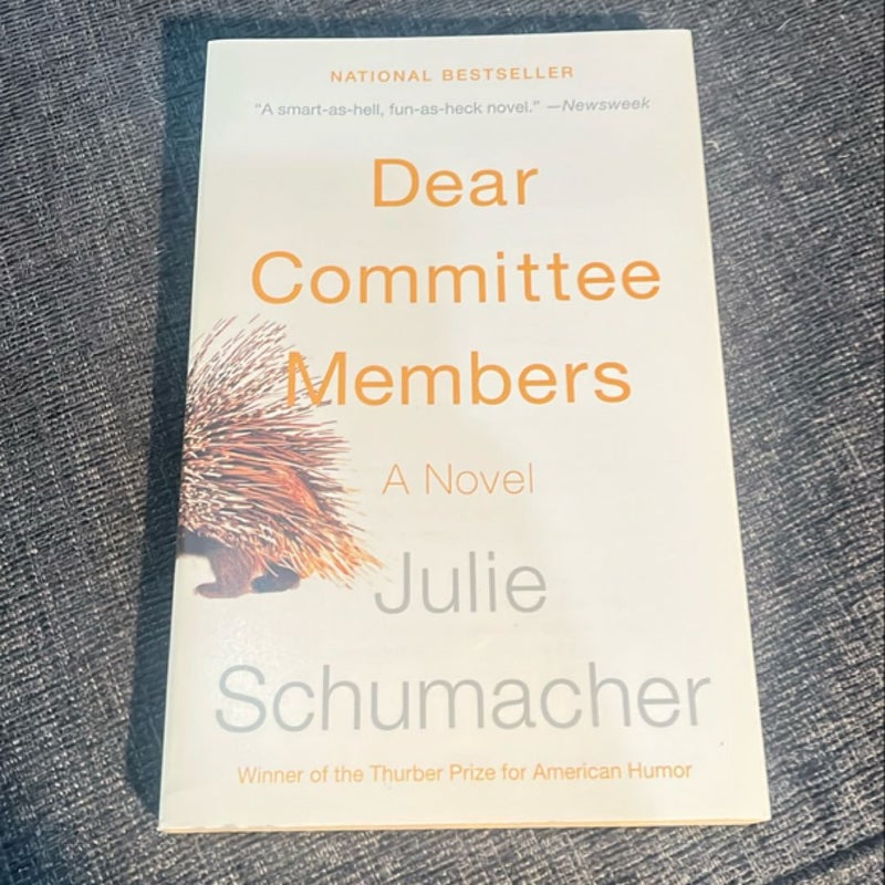 Dear Committee Members