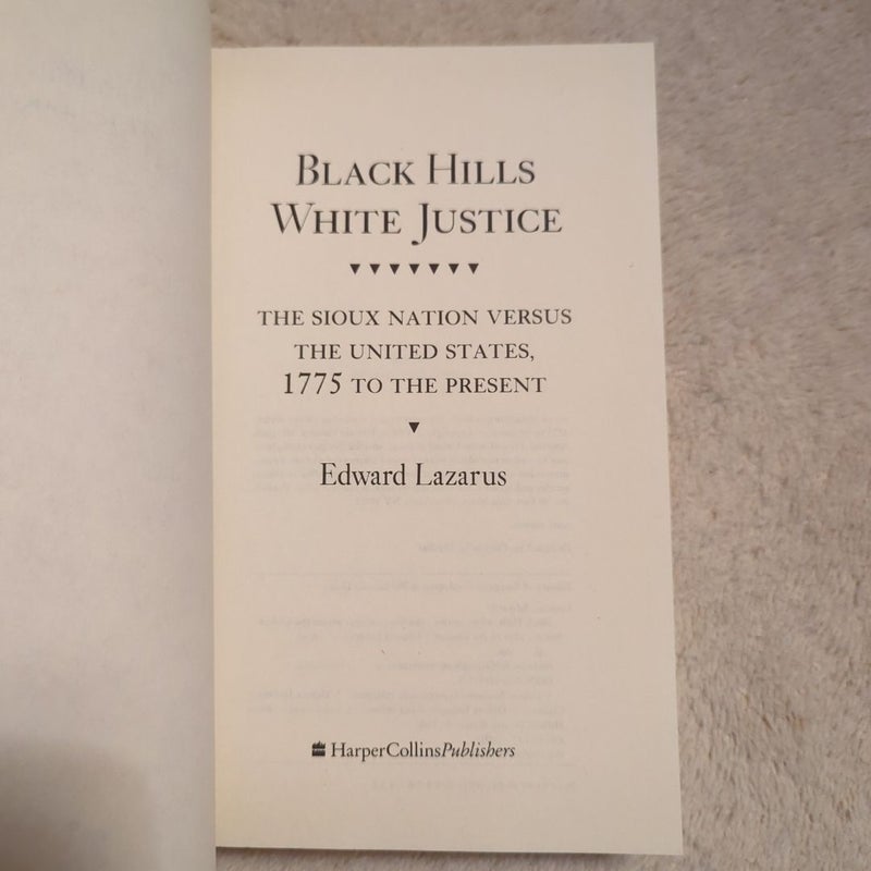 Black Hills White Justice