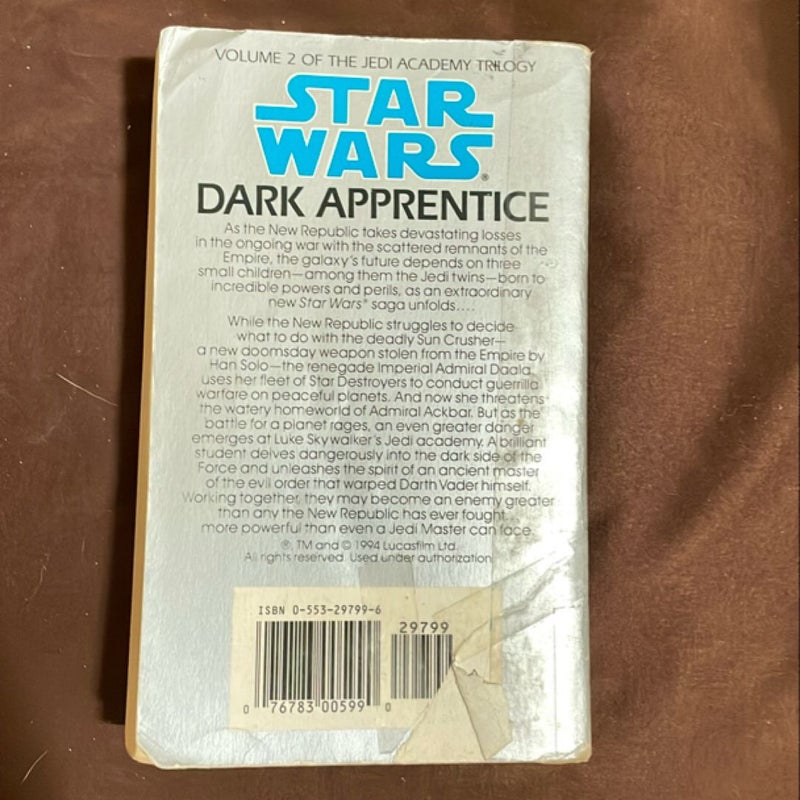 Dark Apprentice: Star Wars Legends (the Jedi Academy)