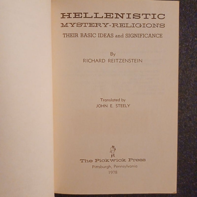 Hellenistic Mystery-Religions